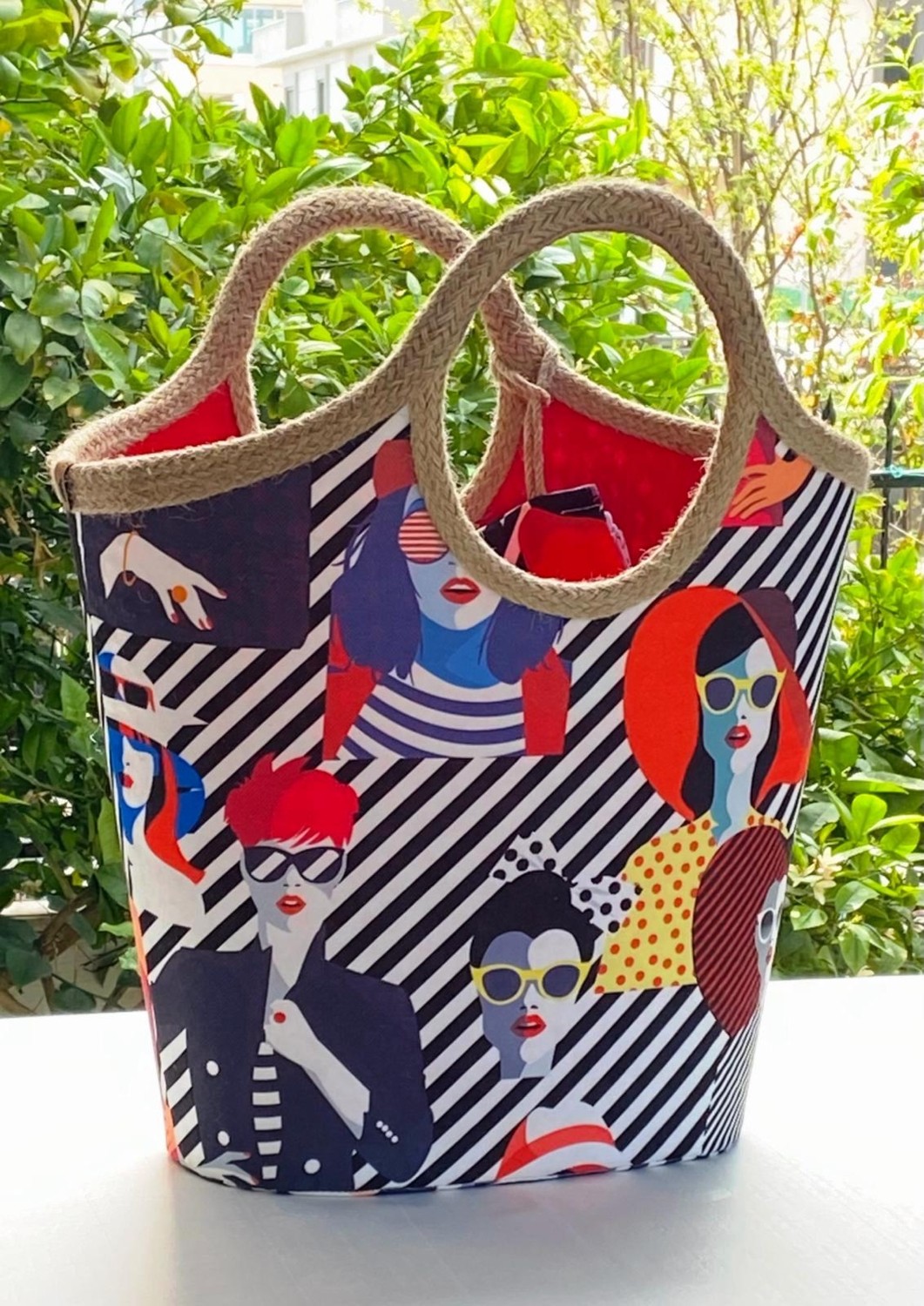 Çanta Tasarımcısı Plaj Bags Plaj Çantası Retro Kadınlar görsel 2