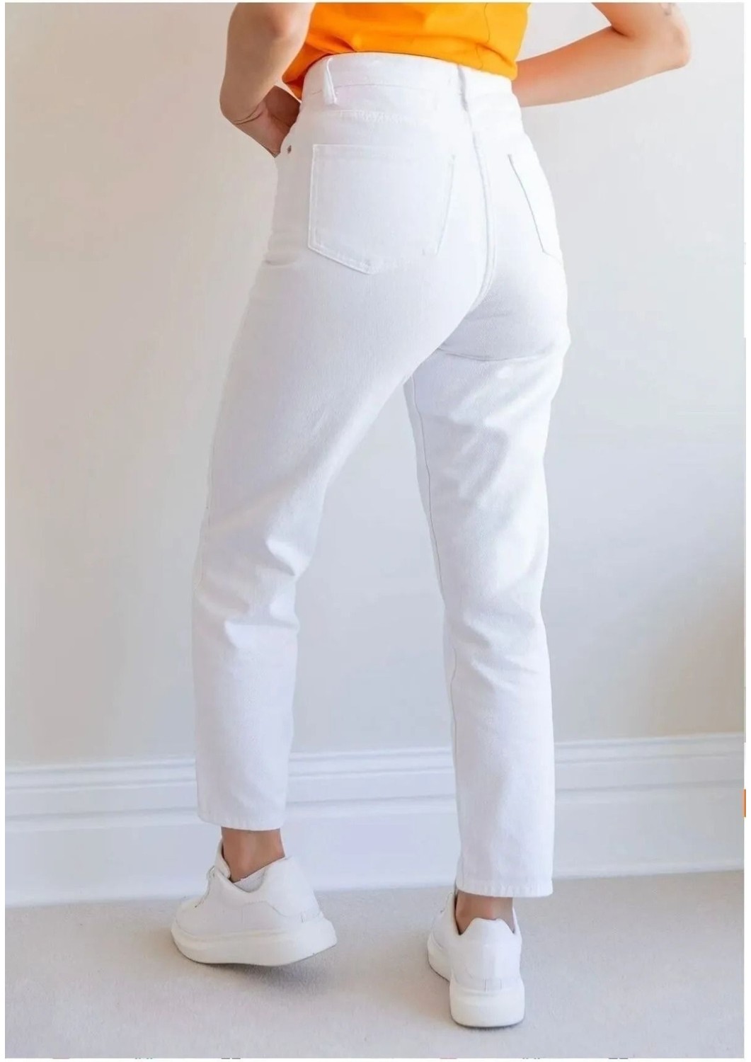 ByCukurovaFrango Timeless Mom Fit - Yüksek Belli Rahat Jean görsel 8