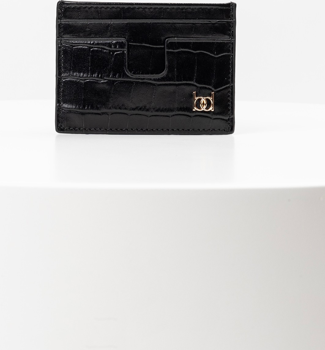 Bayderi Owpi Kroko Deri Minimal Unisex Kartlık