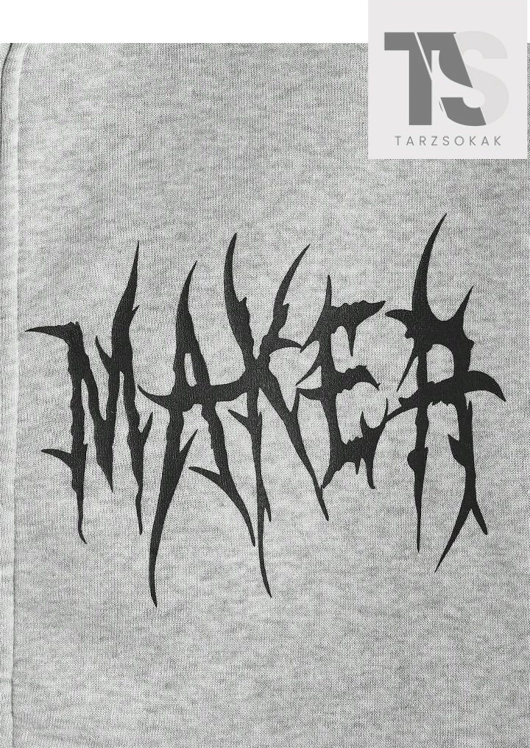 Tarzsokak Dream Maker Yazı Sweatshirt Fermuarlı Hırka görsel 3