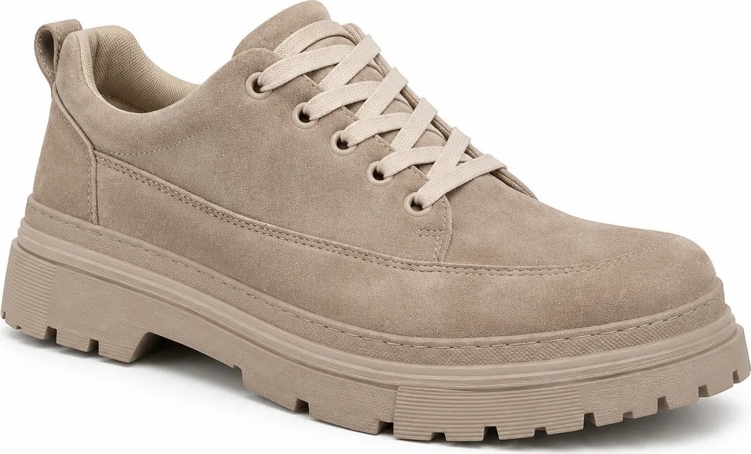 Beskar Taba Süet Erkek Ayakkabı - Premium Smart Casual Rahat Günlük Sneaker Kb 702