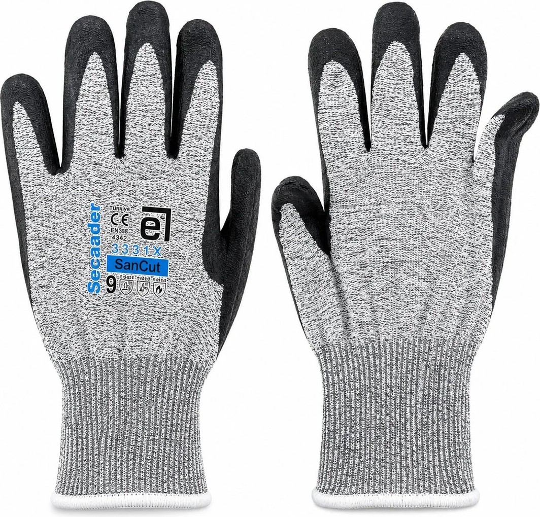 10 Adet Zebra No 9 Medium Kesilme Dirençli Nitril Işçi Eldiven Bandı