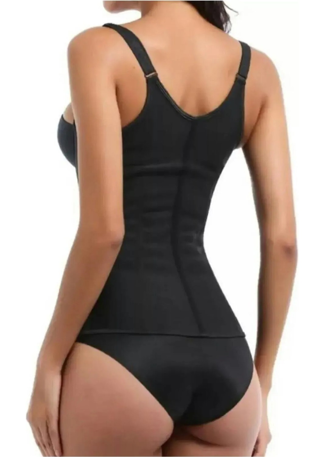 Mistirik Askılı Latex Göbek Korsesi Ten Renk görsel 6