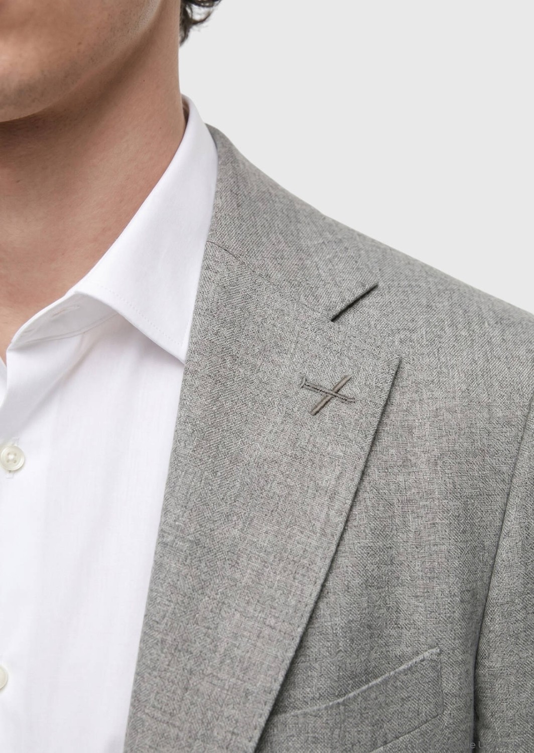 Ramsey Açık Kahve Desenli Zeroweight Slim Fit %100 Yün Takım Elbise görsel 4