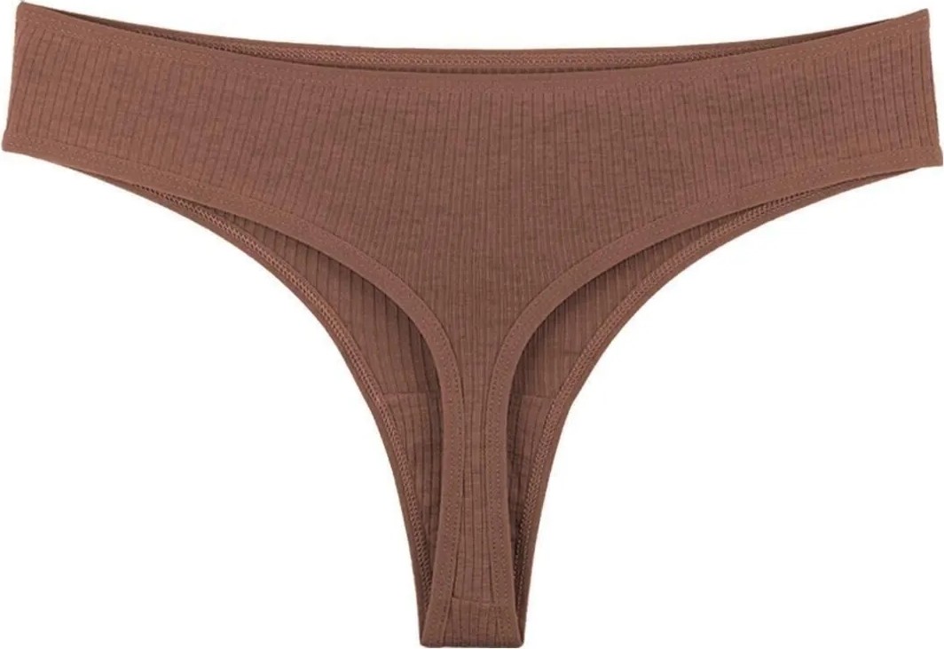 Sensu Kadın Fitilli Brazilian Tanga 7 Li Paket Set Pamuklu Yumuşak Dokulu Konforlu Kullanım görsel 6