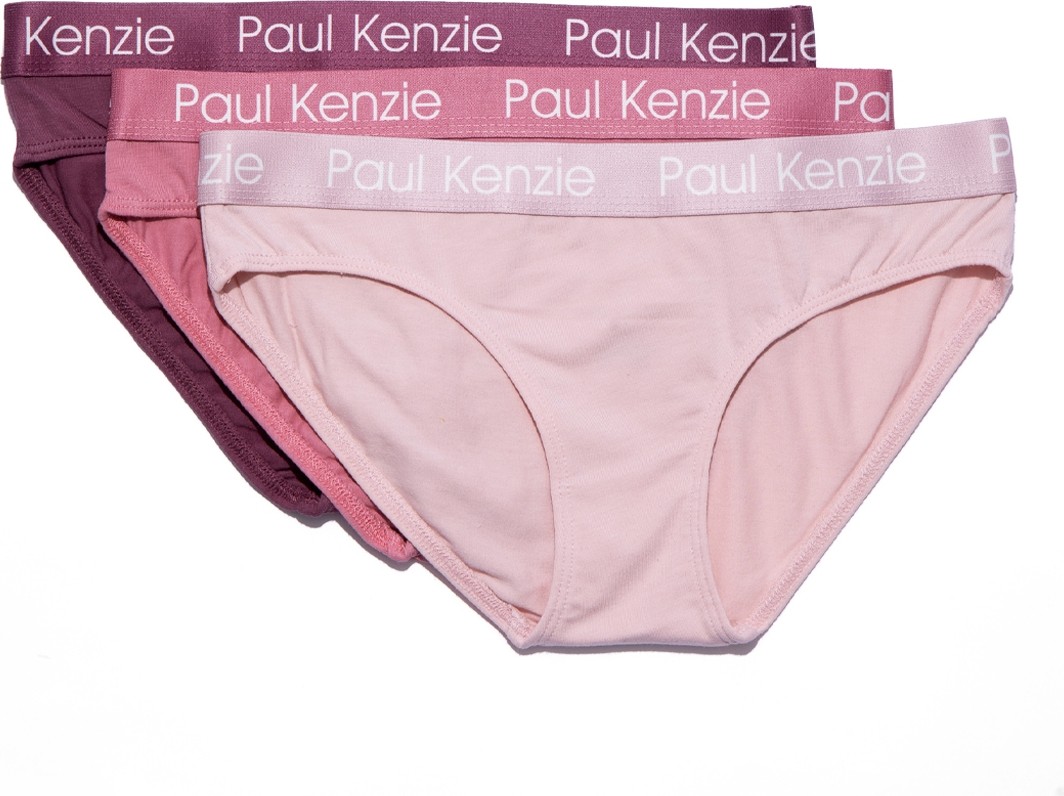 Paul Kenzie 3'lü Kadın Slip Külot - Rainbow 6