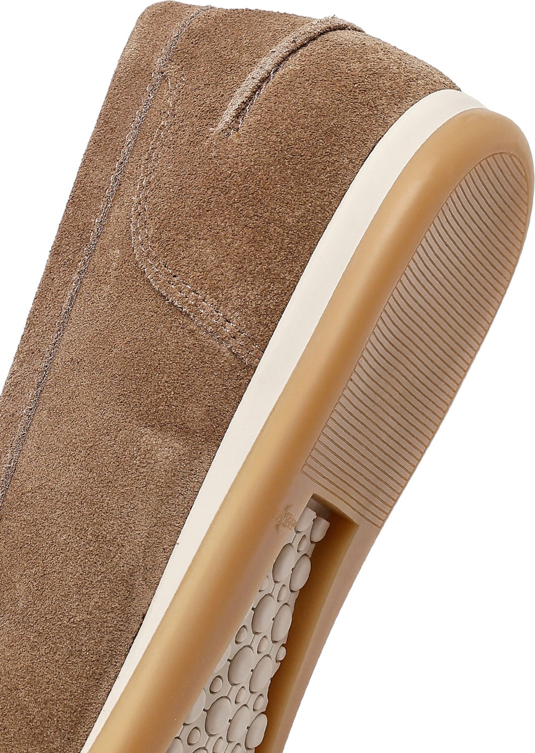 Derimod Kadın Vizon Süet Deri Loafer 26PFD370910 görsel 8
