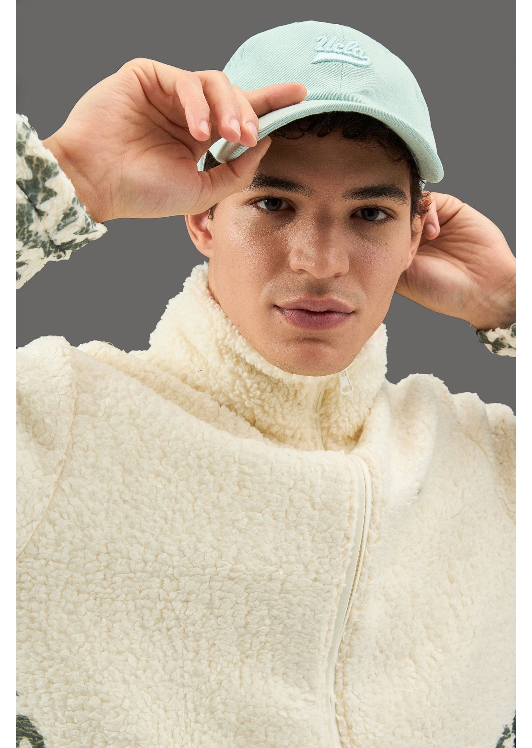 Ucla FORTUNO Bordo Baseball Cap Nakışlı Unisex Şapka görsel 2