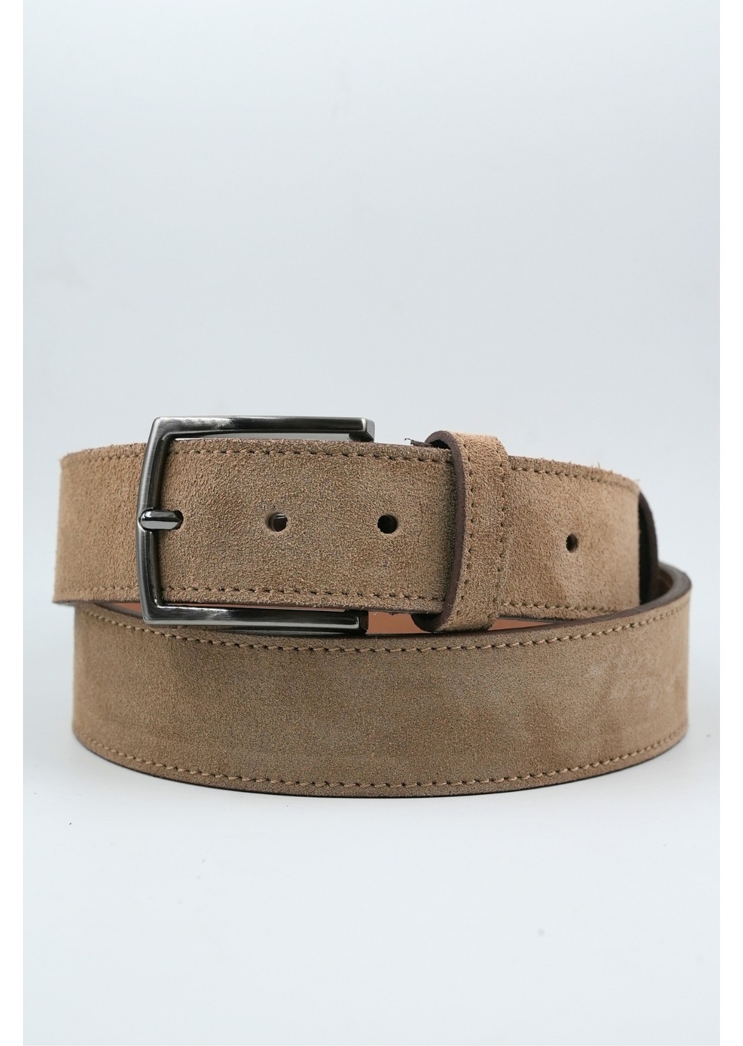 Parscraft Süet Deri Erkek Kemer Lacivert 4 cm görsel 7