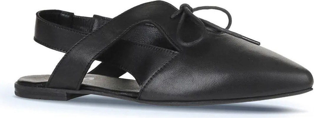 Bueno Shoes Siyah Deri Kadın Düz Sandalet 01Wy1803 01Wy1803 görsel 7