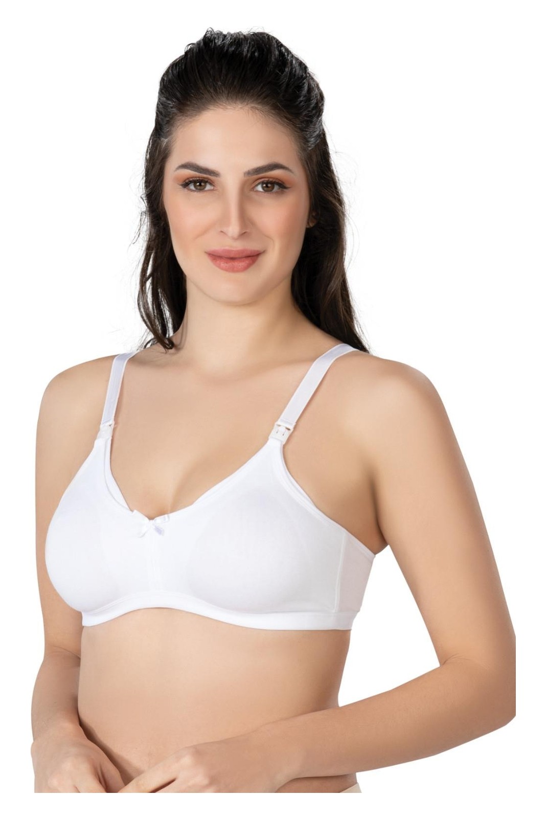 Beruflic Beyaz Mı Angel 1421 Modal Cotton Emzirme Sütyen görsel 2