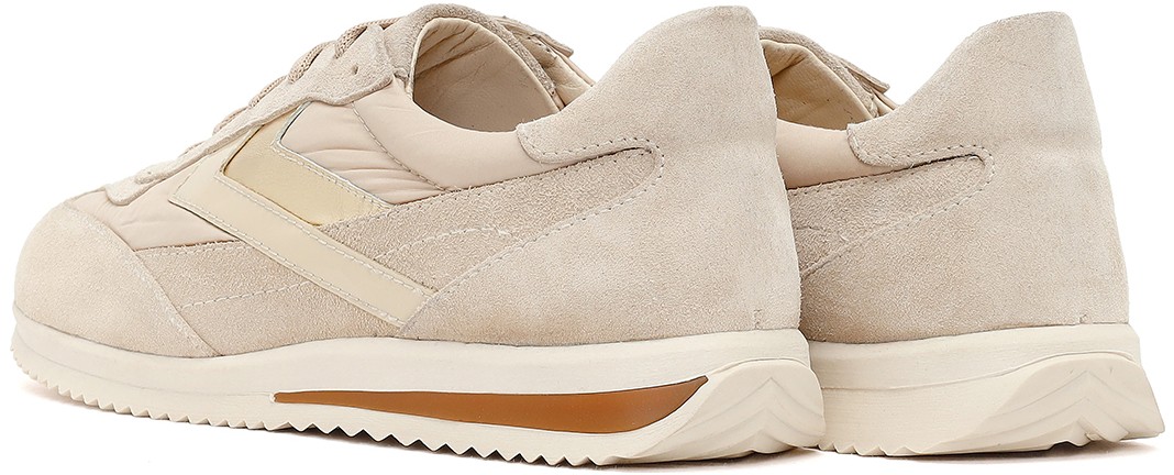 Derimod Kadın Kahverengi Bağcıklı Süet Deri Sneaker 26PFD410914 görsel 6
