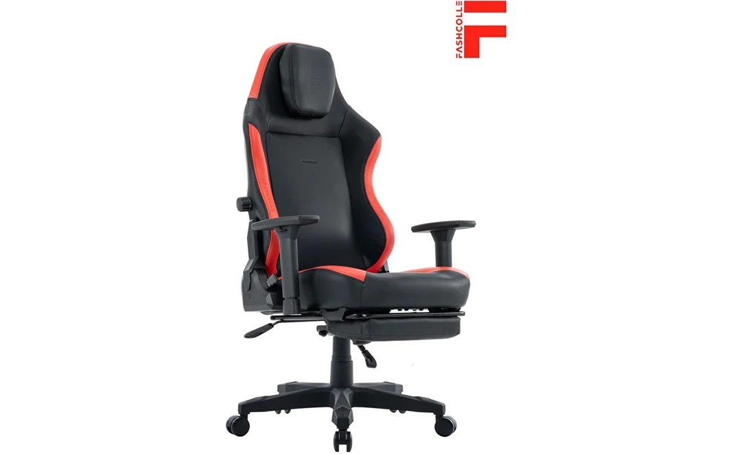 Resim Fashcolle Globe Pro Black-Red Oyuncu Koltuğu Ergonomik Tasarım ve Kaliteli Materyal ile Şık Renk Seçeneği 
