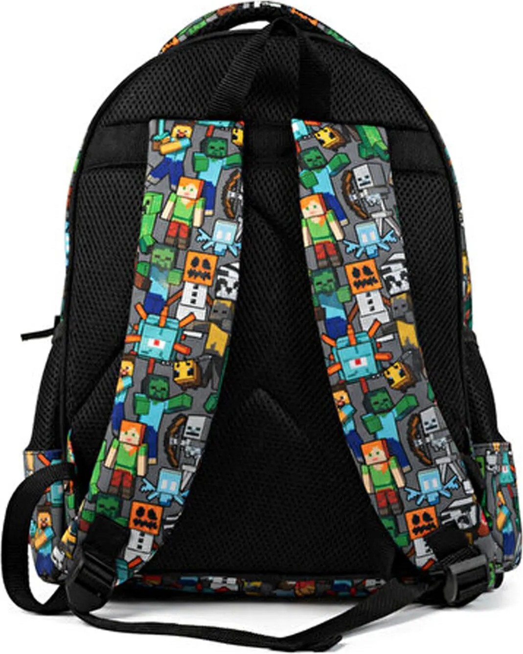 Minecraft Yeşil Erkek Çocuk Sırt Çantası 26621-MINECRAFT Okul Çantası görsel 4