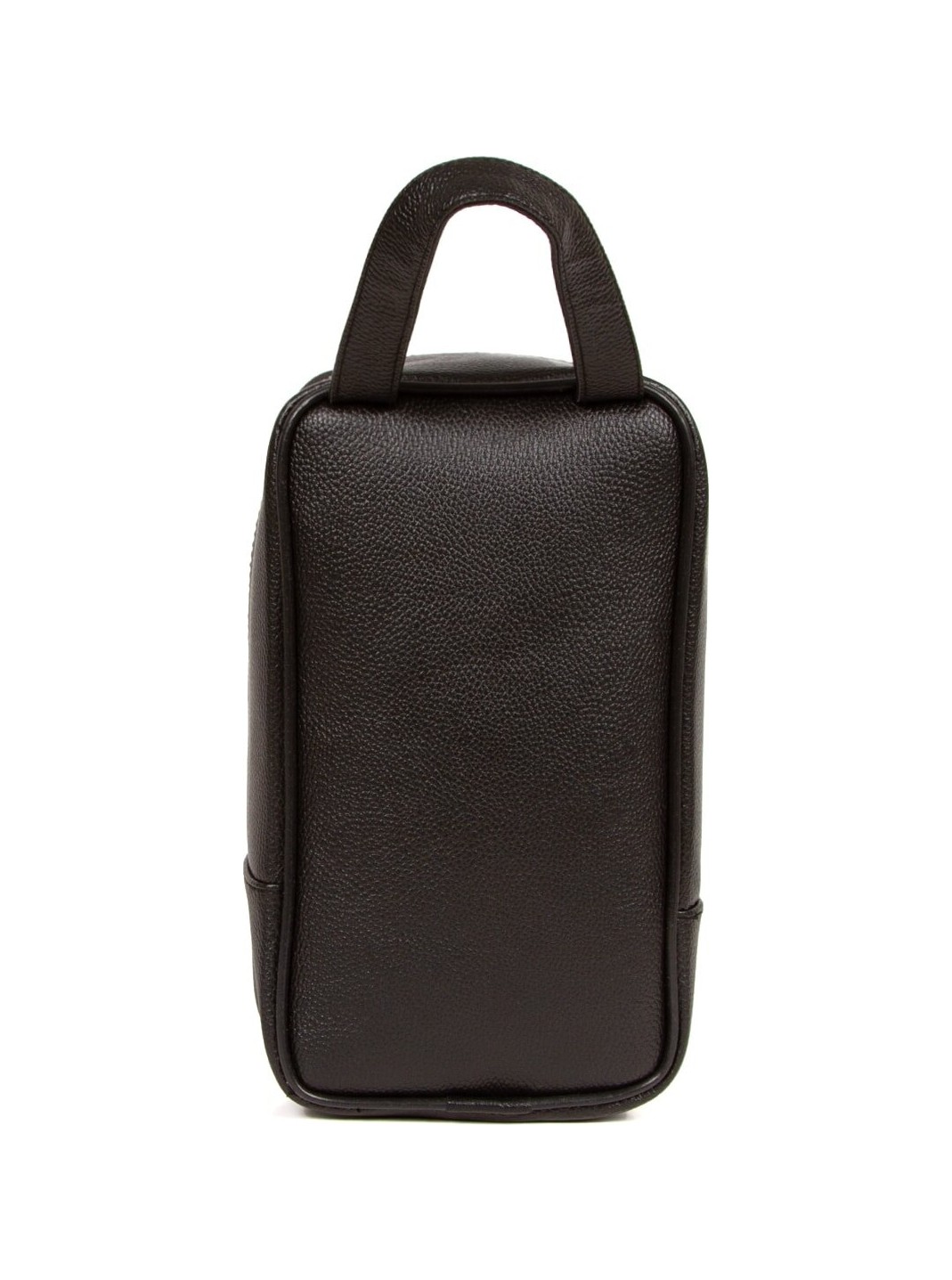 Tuldar Erkek Siyah Deri Portföy Clutch Traş Kozmetik Bakım Ve Günlük El Çantası (14X24CM) tul234 görsel 5