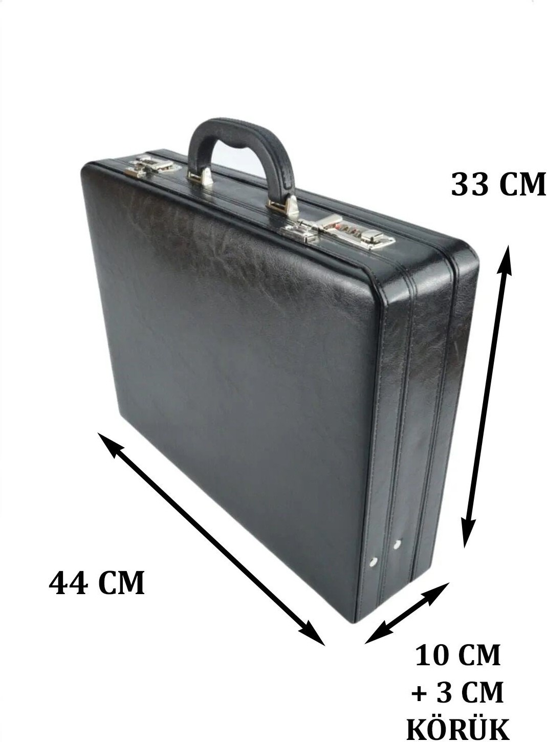 Case Club Şifreli Bond & Evrak Çantası 10 cm görsel 3