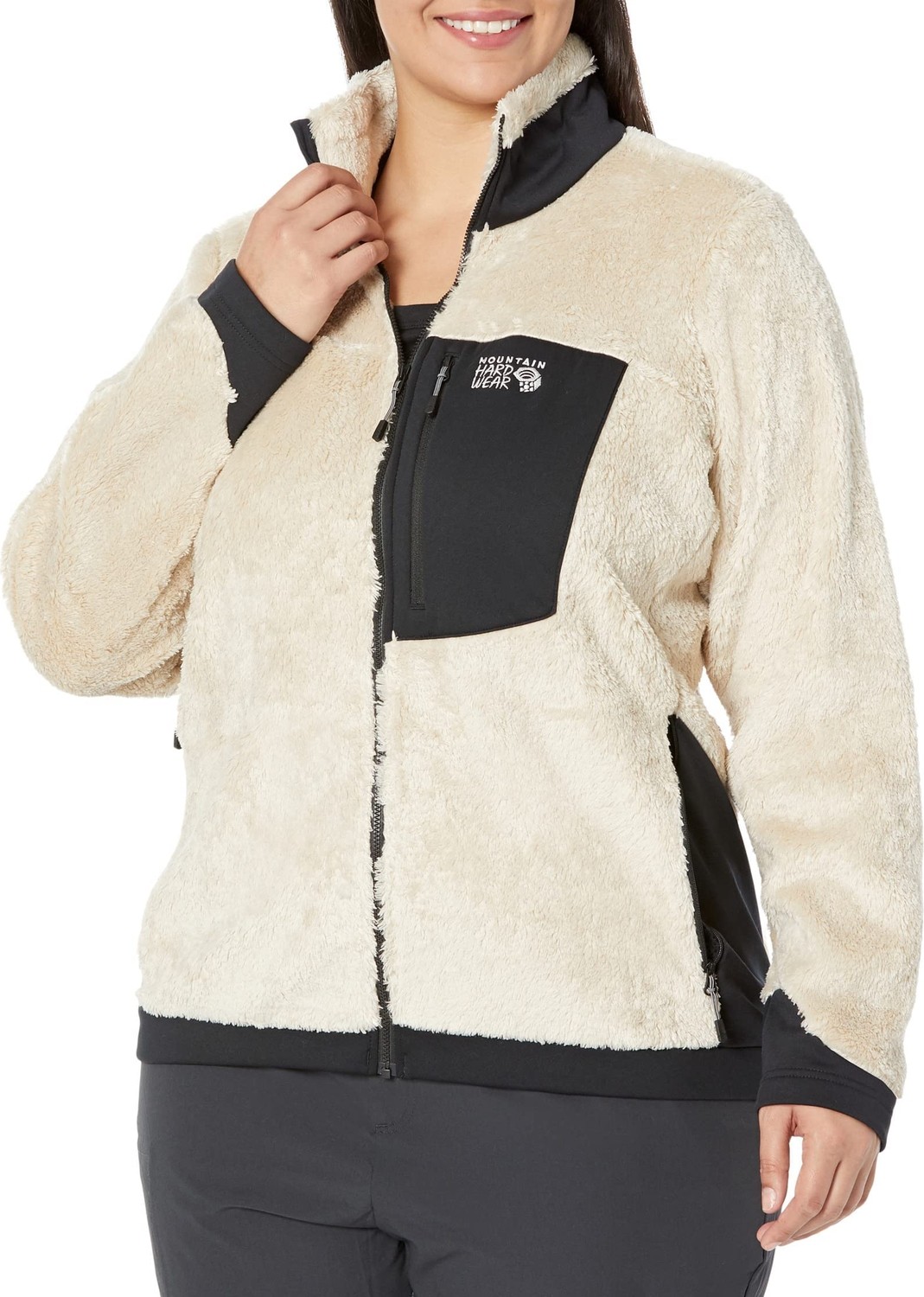 Die Grup Mountain Hardwear Polartec High Loft Kadın Polar Üst Bej Xl Kahverengi görsel 2