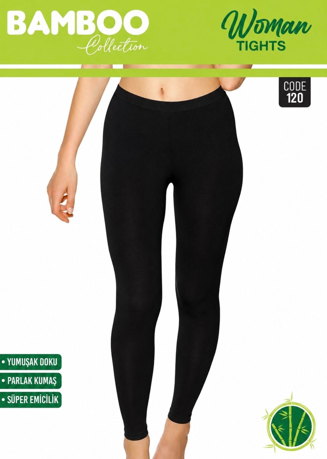 Sortie Bamboo Uzun Tayt görsel 3