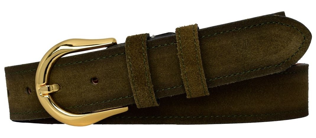 GoDeri %100 Hakiki Deri, Gold Tokalı 4 cm Süet Sütlü Kahverengi Kadın Kemeri; Kot, Spor Kemer=süet.70.sütka görsel 5
