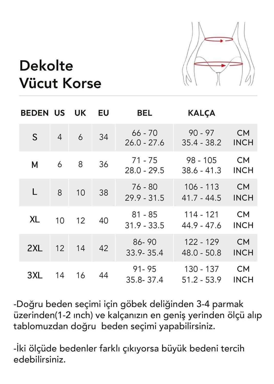 Yamuna Dekolte Vücut Korse Ten görsel 5