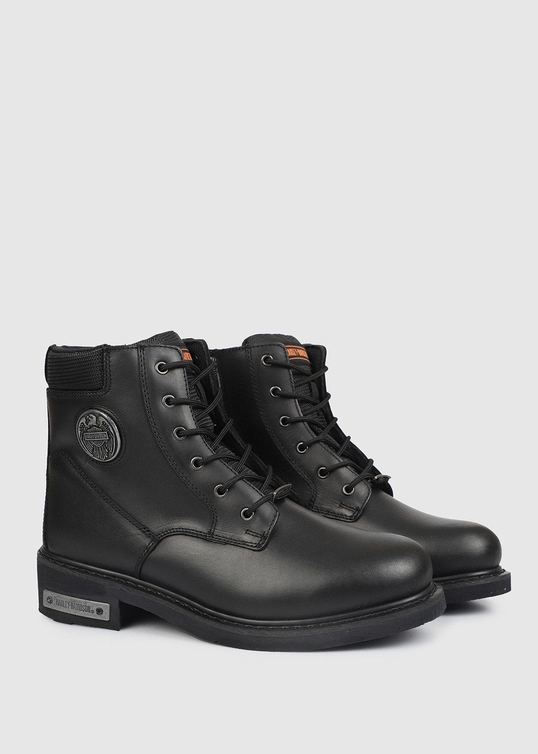 Harley Davidson Jım 025G100128 Nubuk Bot Kadın Klasik Siyah Dış Materyal ile Şık Tasarım görsel 6