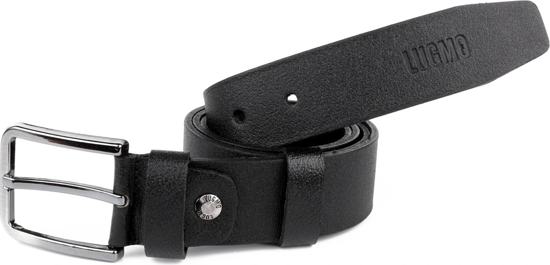 Lugmo Deri Kemer 4 cm Siyah Manda Derisi Modern Stil Erkekler İçin Dayanıklı görsel 3