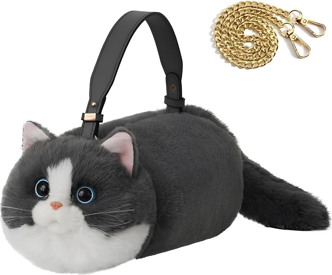 Toyfest B&d Kedi El Çantası Gri