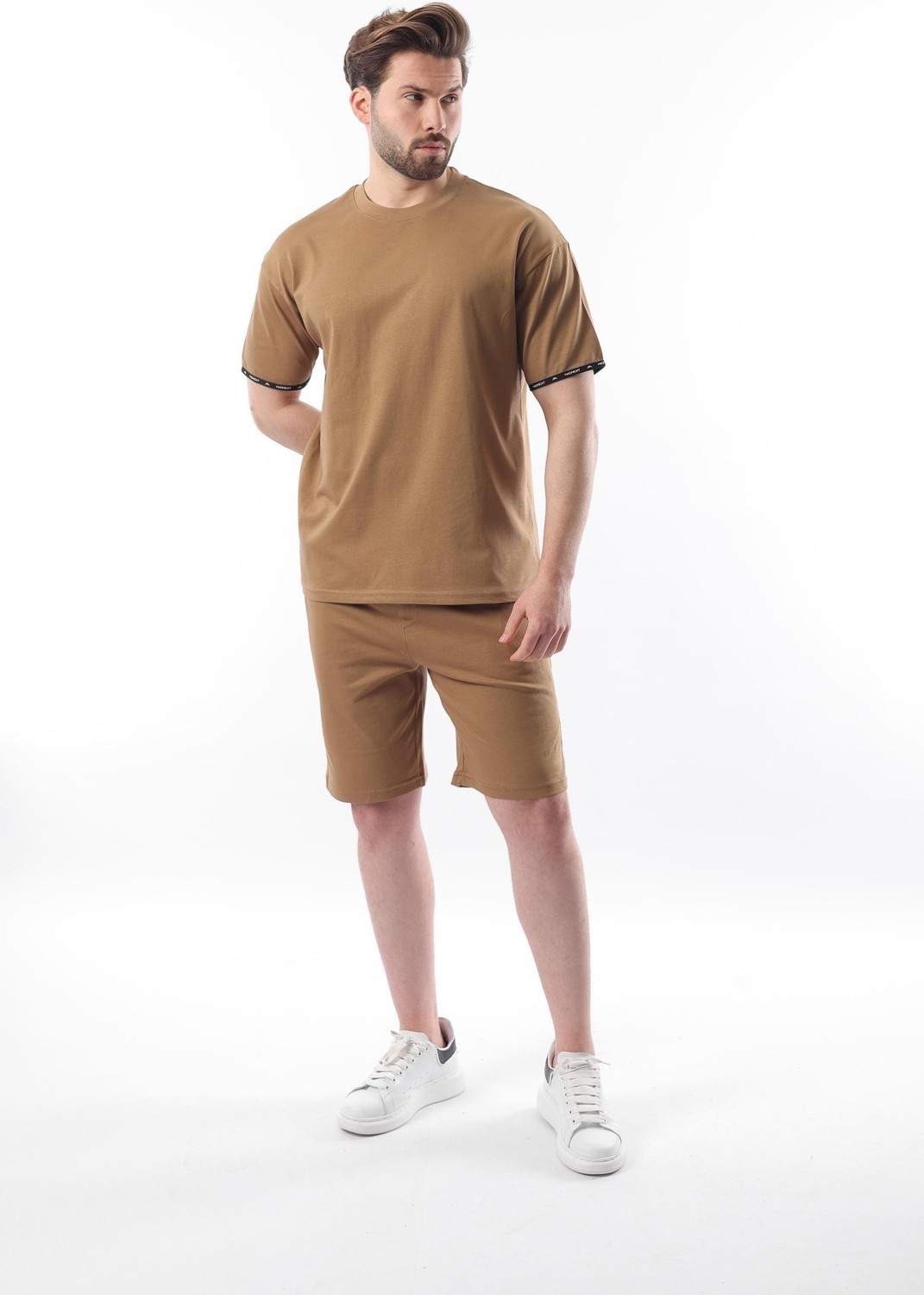 Madmext Lacivert Basic Erkek Şort T-Shirt Takımı E7307 görsel 5