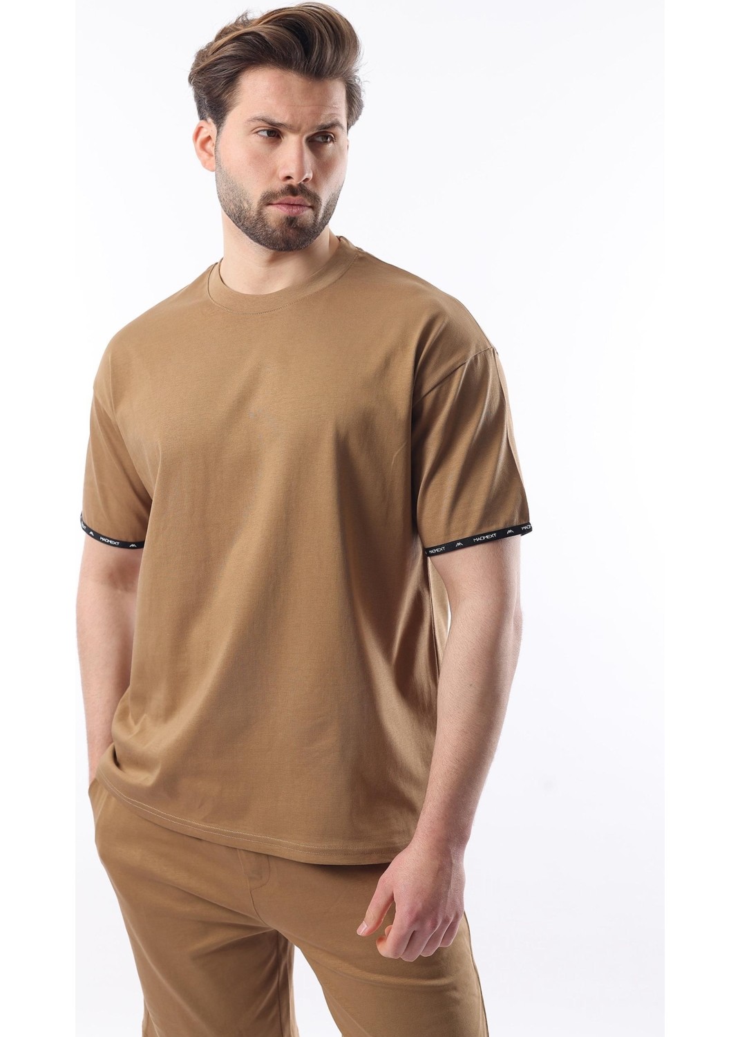 Madmext Lacivert Basic Erkek Şort T-Shirt Takımı E7307 görsel 6