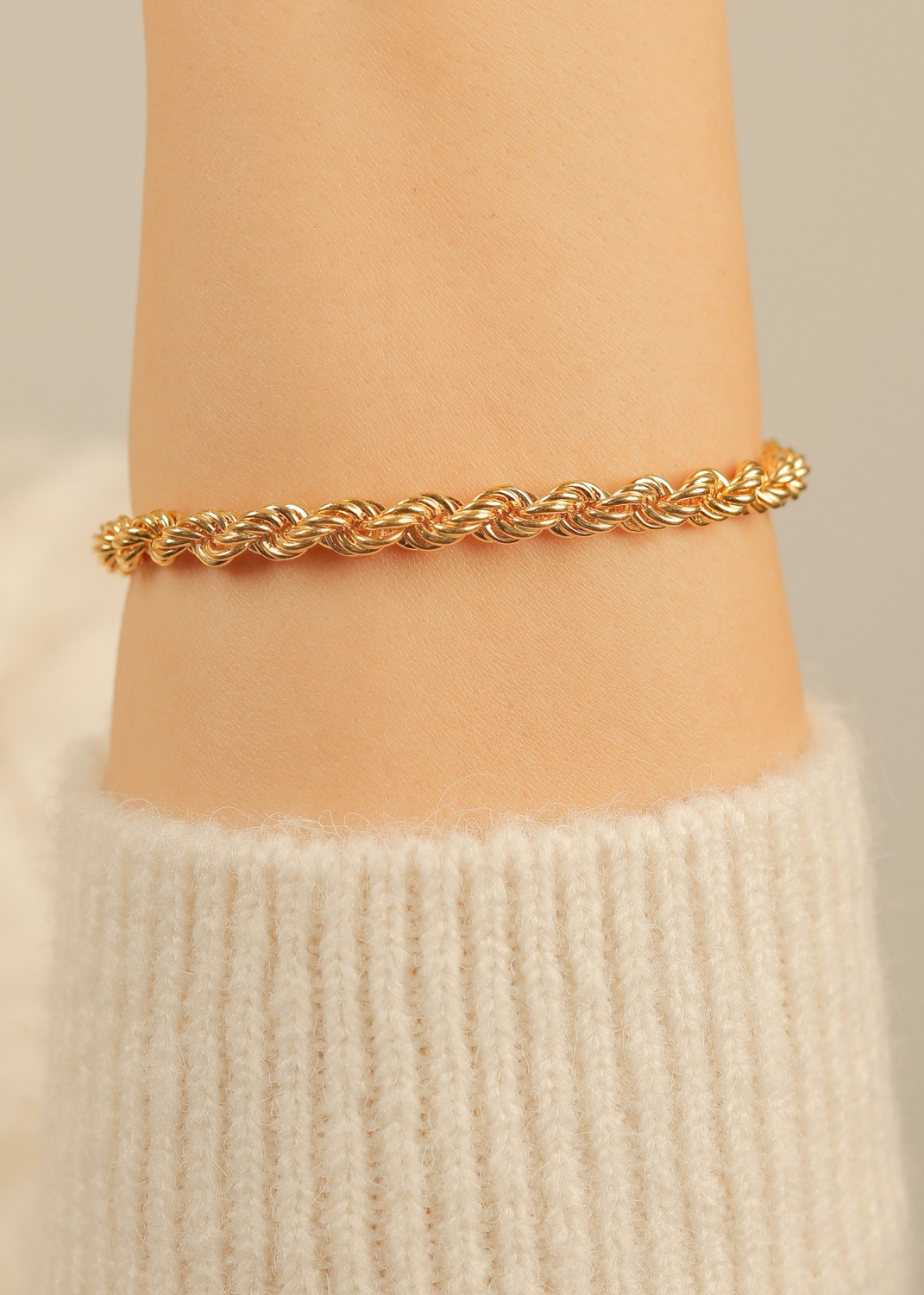 Kuyumcu Nurettin 8 Gram Halat Bileklik 22 Ayar Altın