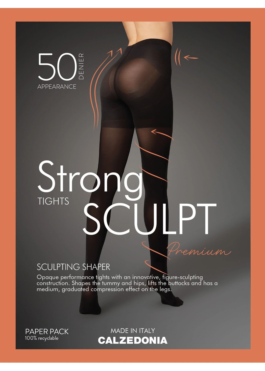 Calzedonia Matt Strong Sculpt 50 Denye Opak Külotlu Çorap görsel 5
