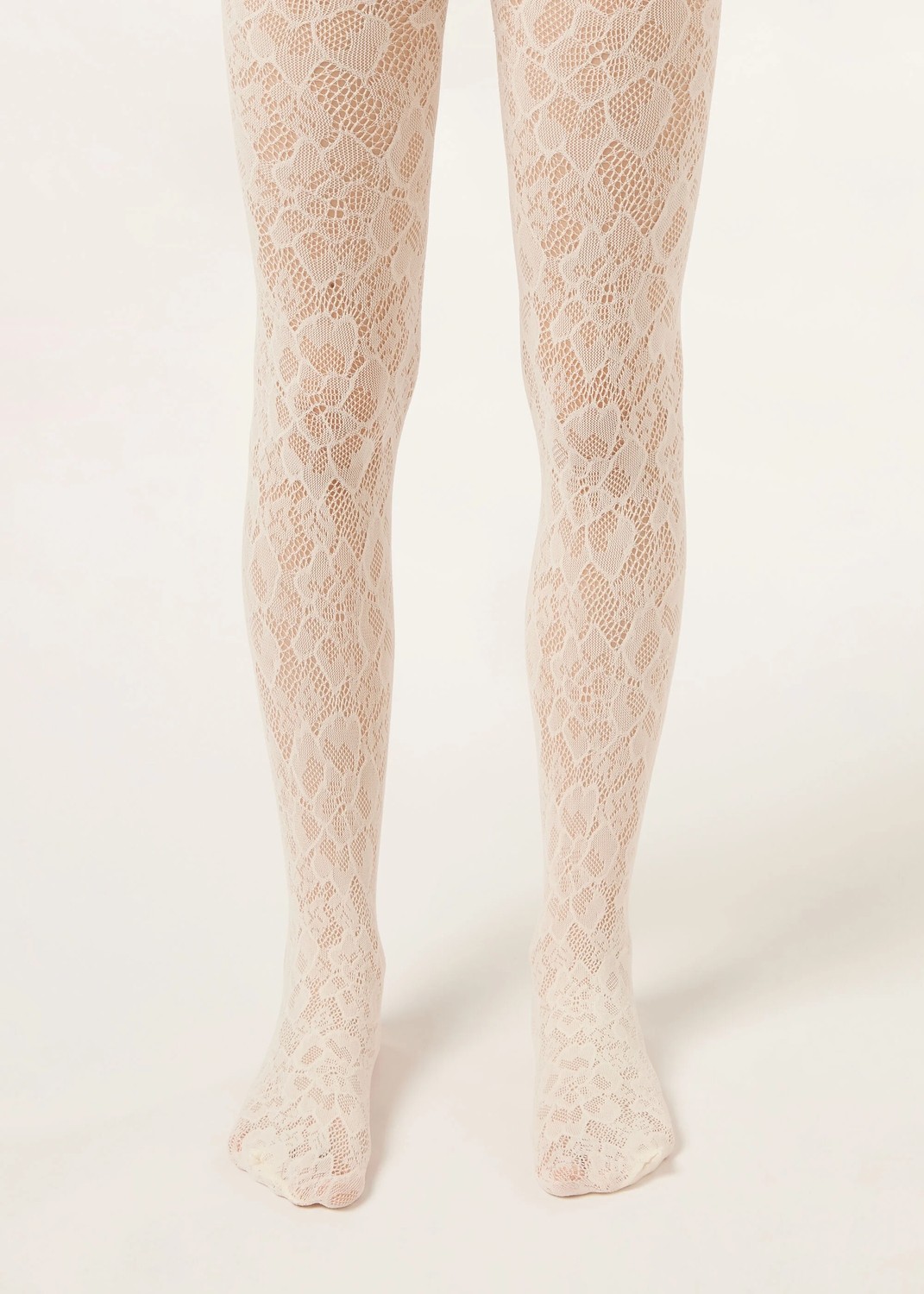 Calzedonia Dantelli Kız Çocuk Külotlu Çorap