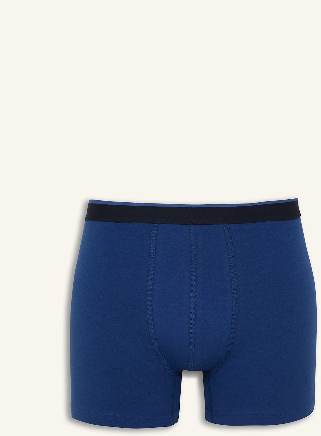 DeFacto Regular Fit Çizgili ve Düz 2'li Boxer I4019AX26AU görsel 5