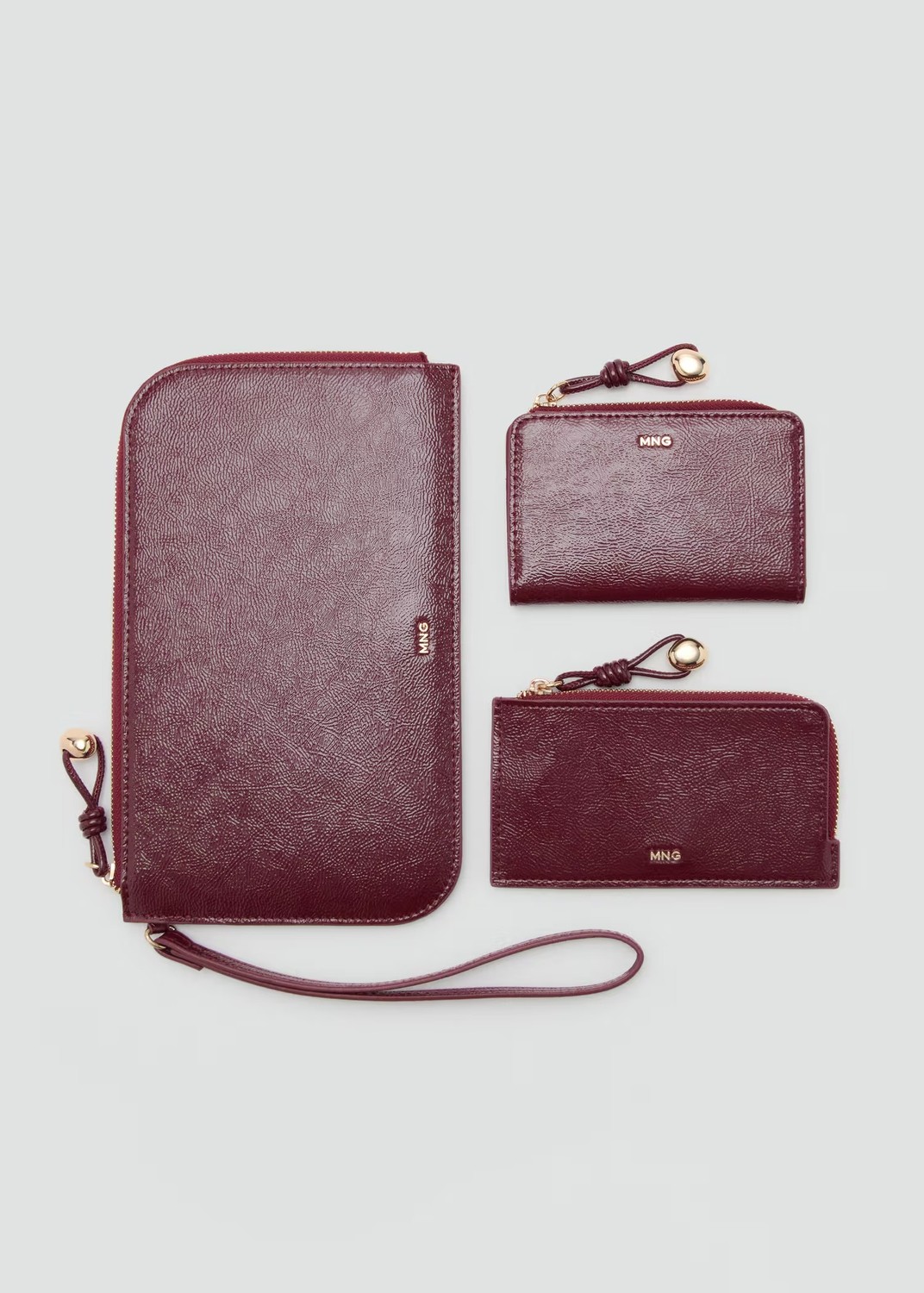 Mango Mini Boncuklu Pochette Şık Clutch Çanta görsel 5
