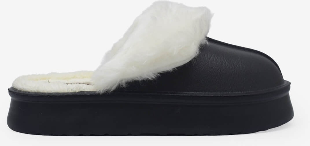 Pierre Cardin Kadın Peluşlu Ev Terliği Siyah PC-55332