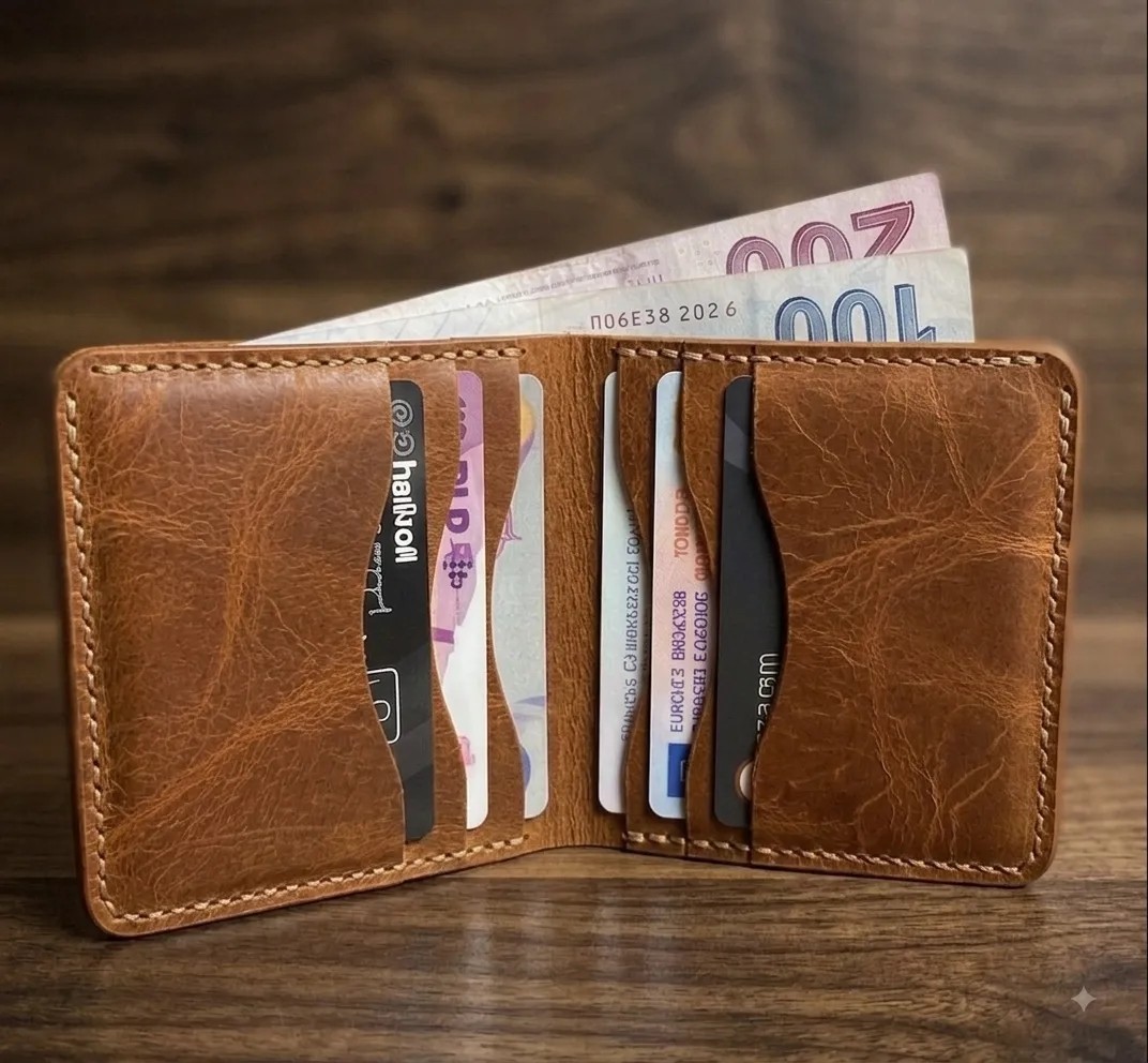 Parla Leather Elegand Hakiki Deri Cüzdan Kartlık Minimal Erkek