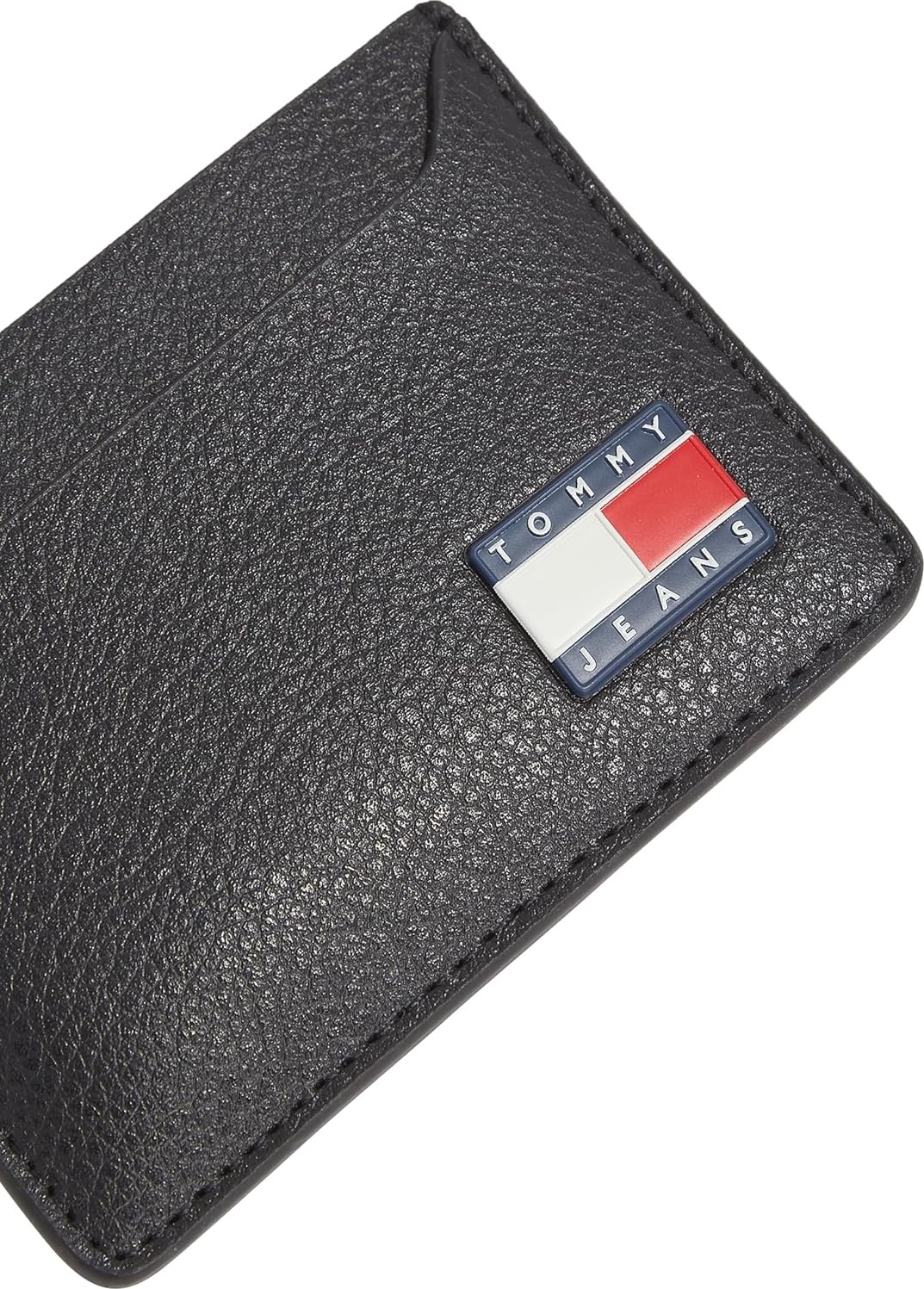 Happy Trend Tommy Hilfiger Tjm Herıtage Leather cc Holder Erkek Cüzdan, Siyah, Tek Beden görsel 4