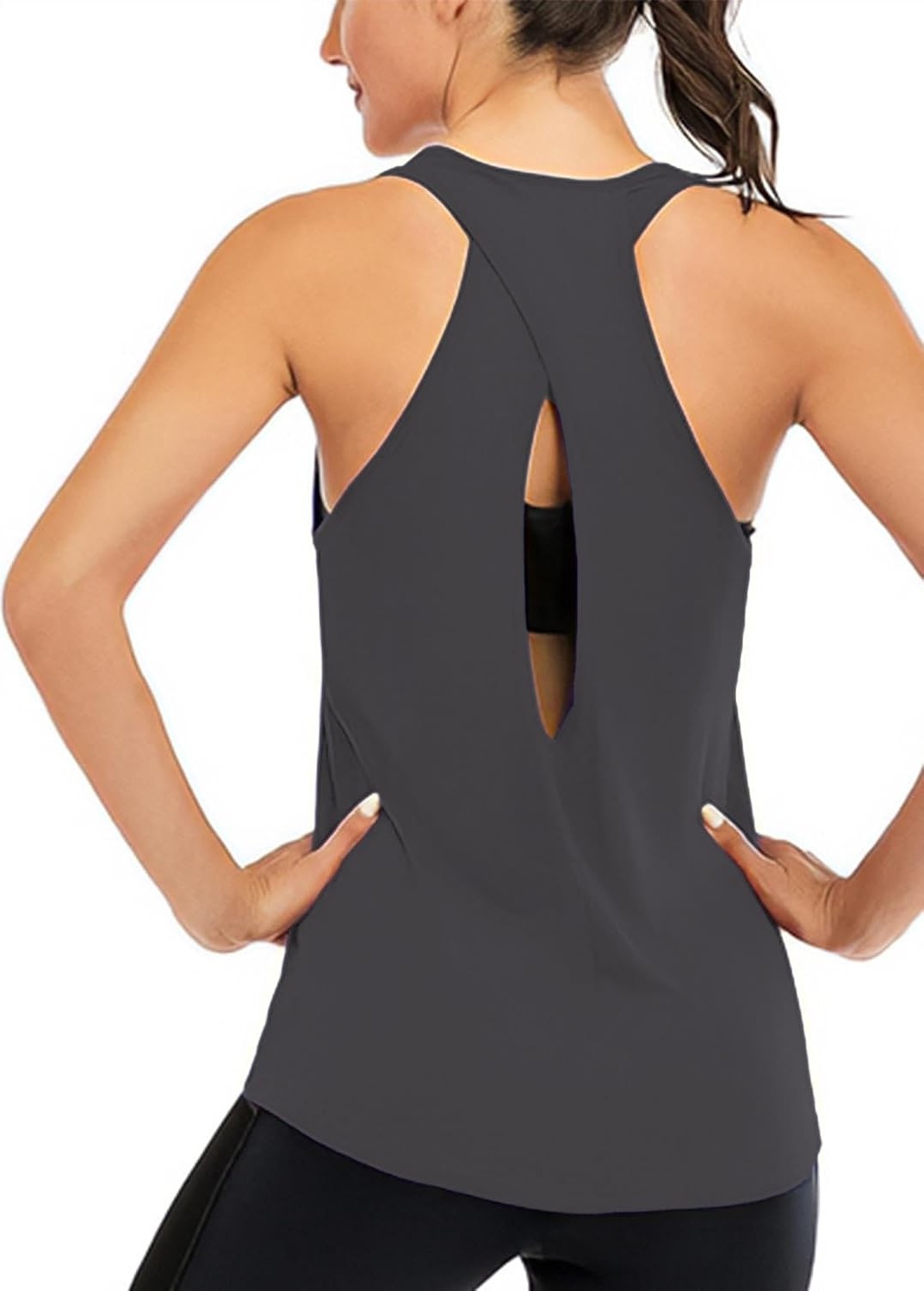 Kadın Cross Running Çapraz Sırtı Açık Antrenman Yoga Spor Atlet Tank Tops 1782