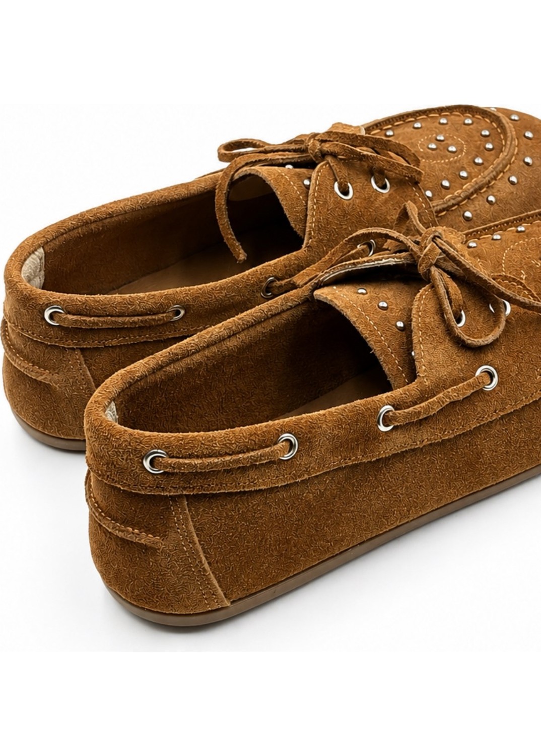 İx Dusty Loafer Kadın Hakiki Süet Kaymaz Termotaban Loafer Ayakkabı görsel 5