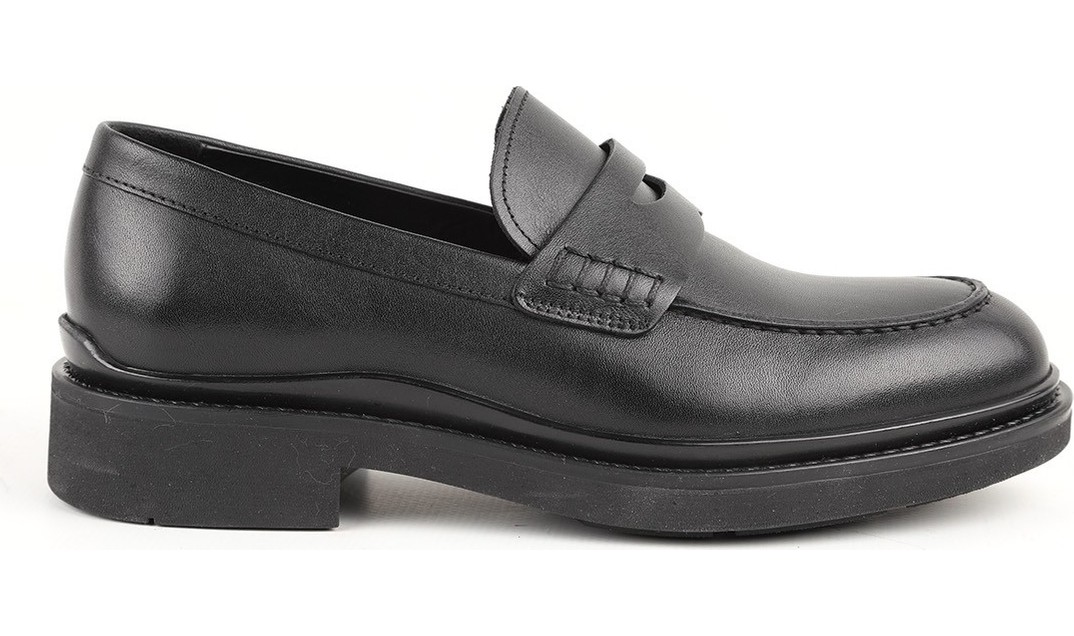 Libero LZ5009 Hakiki Antik Deri Kalın Kauçuk Tabanlı Kadın Klasik Casual Loafer görsel 2