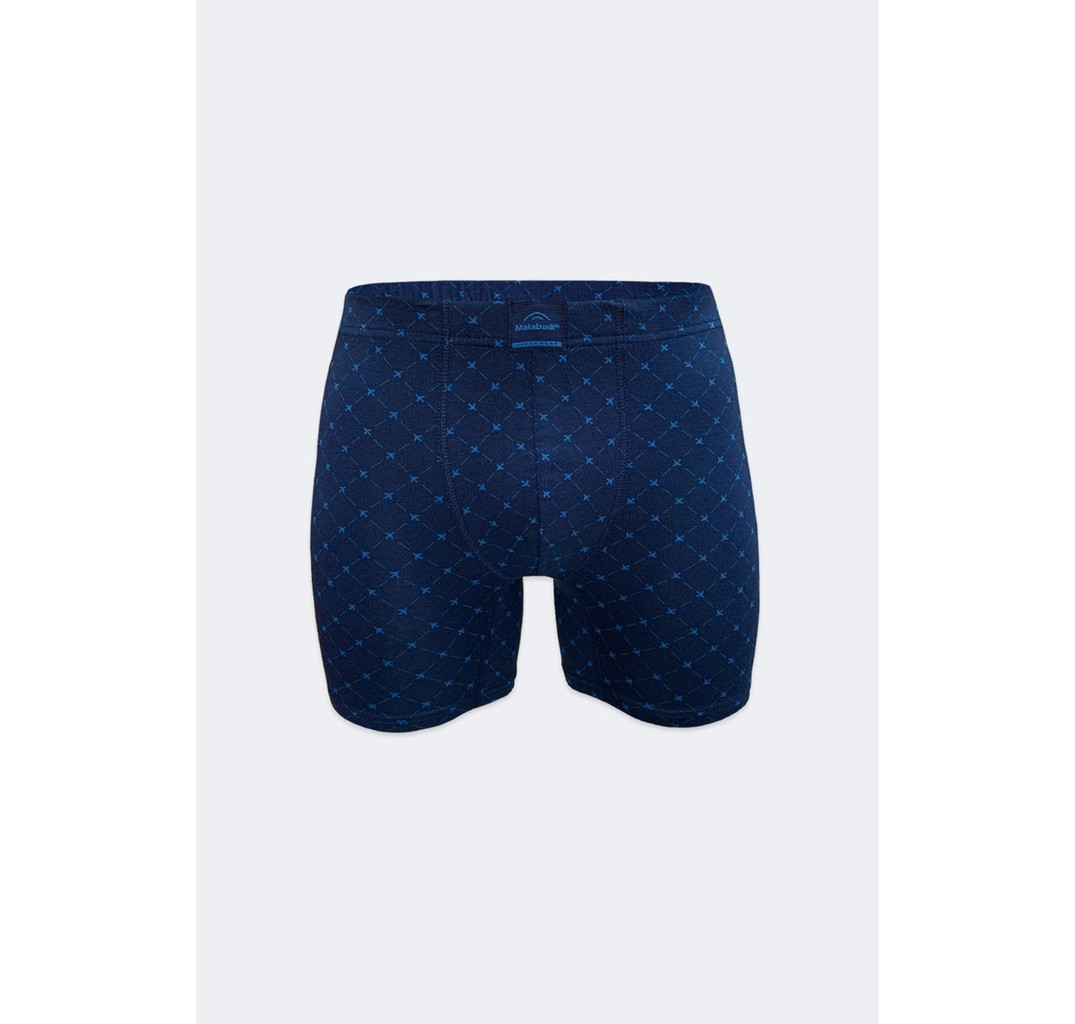 Malabadi Erkek 3 Lü Lacivert Premium Collection Modal Uzun Boxer 3M250 görsel 3