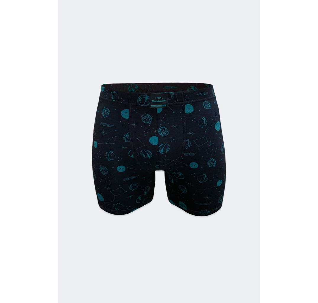 Malabadi Erkek 3 Lü Lacivert Premium Collection Modal Uzun Boxer 3M250 görsel 4