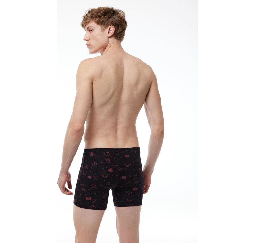 Malabadi Erkek 3 Lü Lacivert Premium Collection Modal Uzun Boxer 3M250 görsel 5