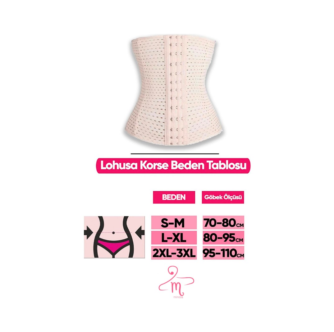Miresa Kadın Lohusa Göbek Karın Toparlaryıcı Korse görsel 3