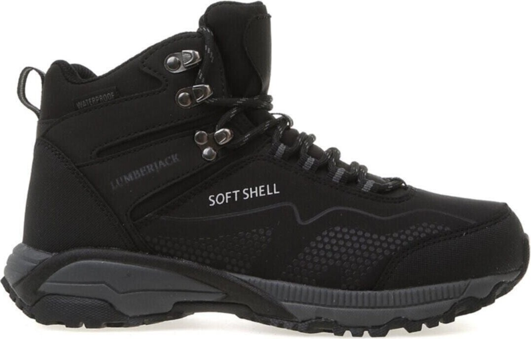 Lumberjack Siyah Kadın Outdoor Bot, Su Geçirmez, Destekli Tabanlı, Günlük Kullanım ve Doğa Yürüyüşü İçin görsel 4
