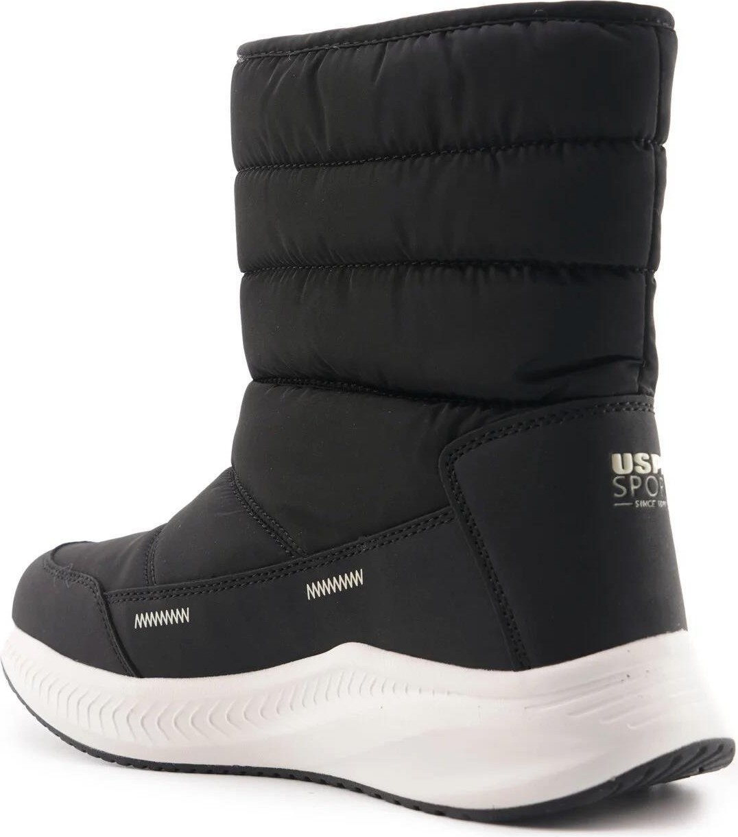 U.S. Polo Assn. Kadın Siyah Water Resistant Bot 101392386 Kışlık Rahat Taban Özellikleriyle görsel 8