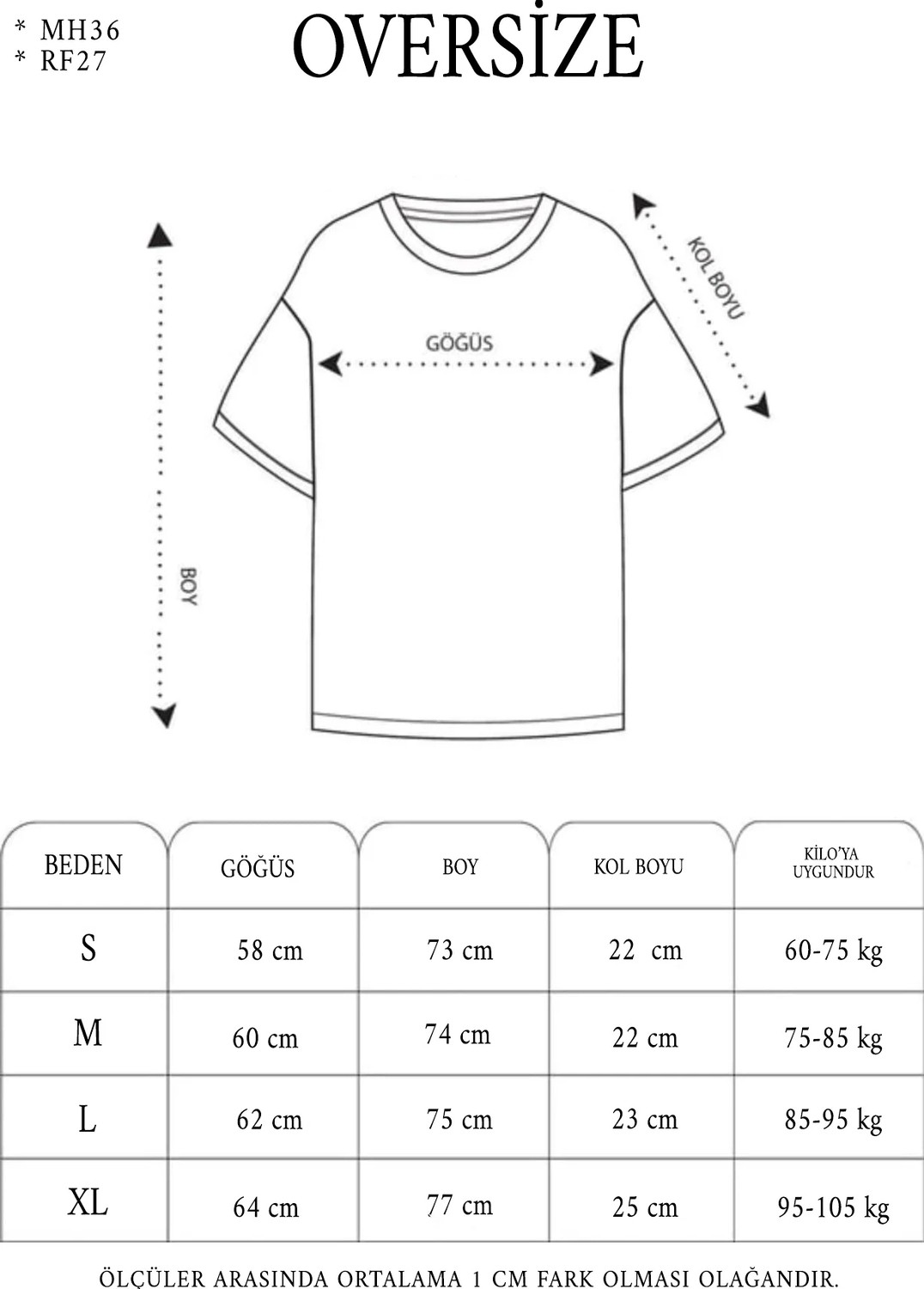Tarz Yeri Kadın Bisiklet Yaka Baskılı Kısa Kol Oversize T-Shirt - Siyah görsel 3