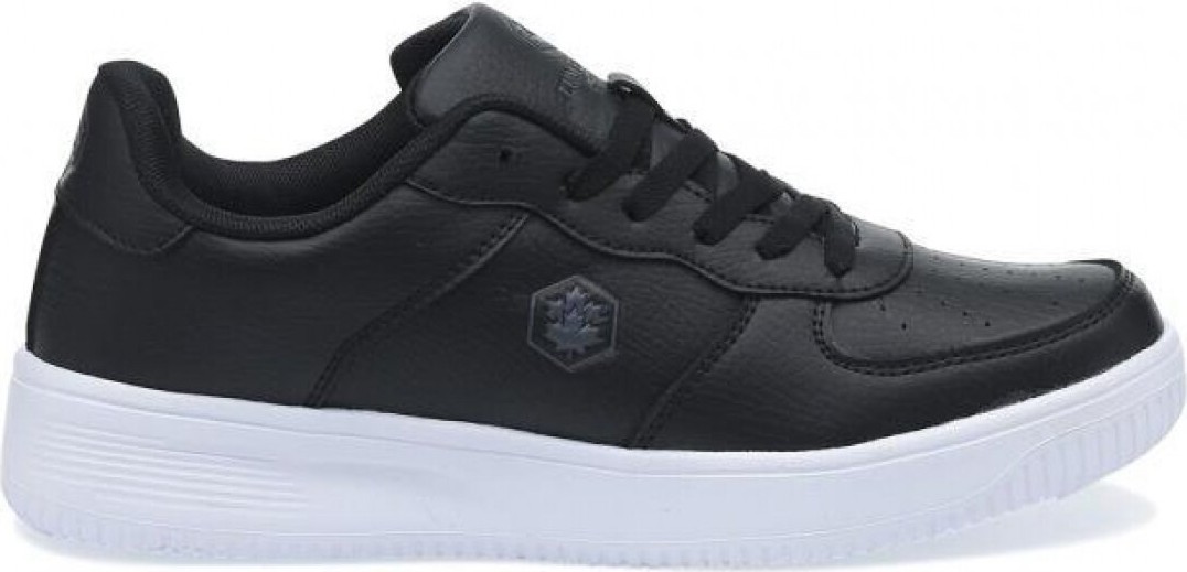 Lumberjack Fınster Siyah Erkek Sneaker Ayakkabı Suni Deri Düz Taban ile Rahat Kullanım