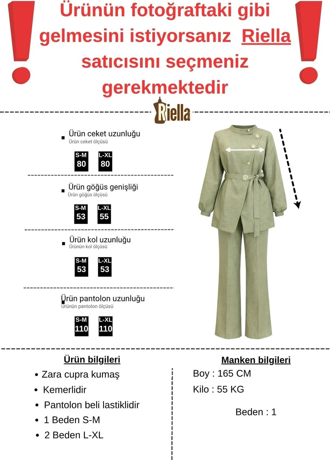 Riella Butik Oh Hyeon Tesettür Takım görsel 5