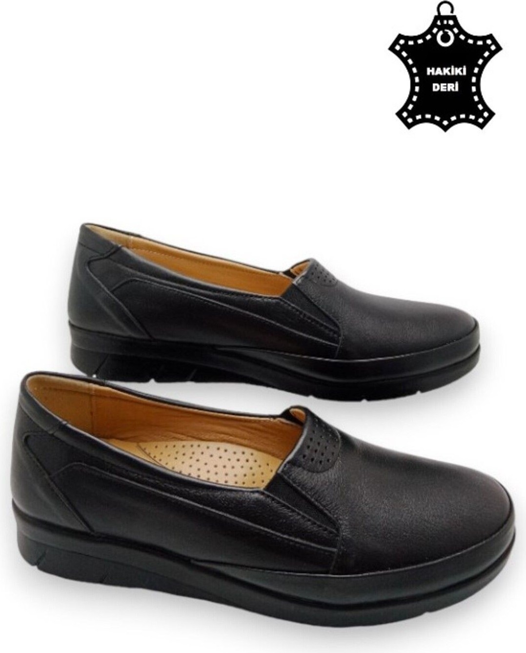 Magic Shoes Kadın Taba Içi Comfort Tam Ortopedik Anne Ayakkabısı görsel 4